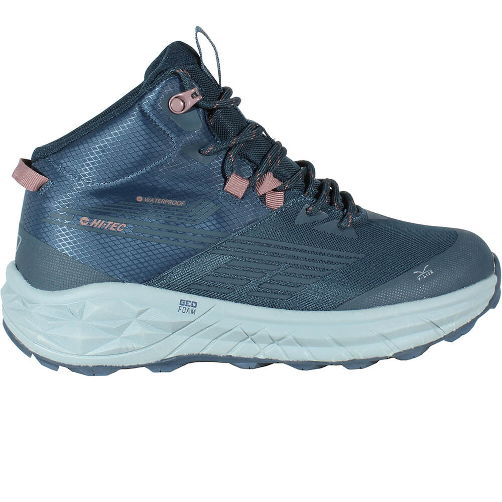 Hi Tec bota trekking mujer FUSE TRAIL MID WATERPROOF WOMEN lateral exterior