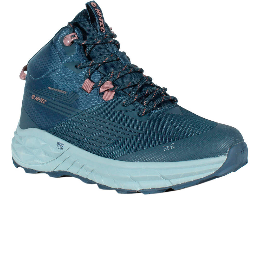 Hi Tec bota trekking mujer FUSE TRAIL MID WATERPROOF WOMEN lateral interior