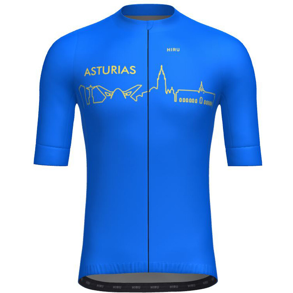 Hiru maillot manga corta hombre M CORE LITE JERSEY ASTURIAS vista frontal