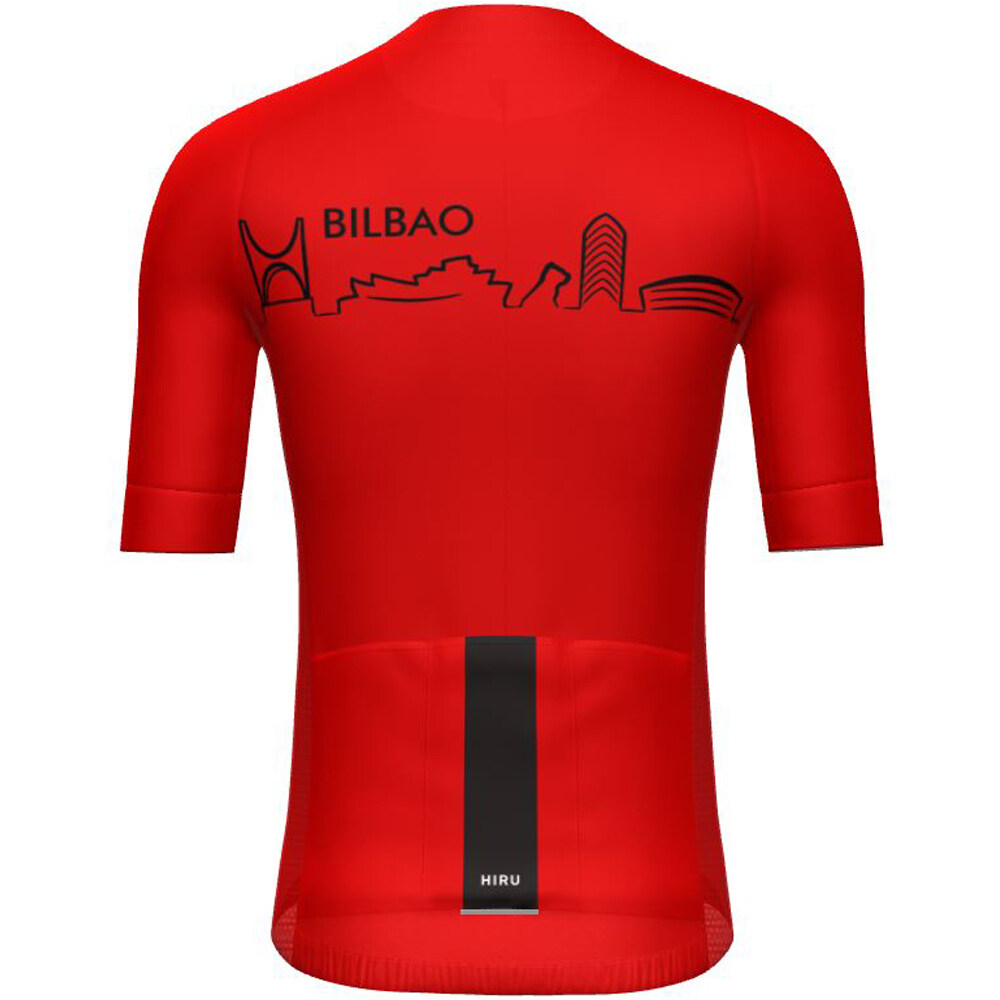 Hiru maillot manga corta hombre M CORE LITE JERSEY BILBAO vista trasera