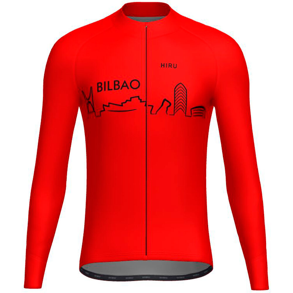 Hiru maillot manga larga hombre M CORE THERM LS JERSEY BILBAO vista frontal