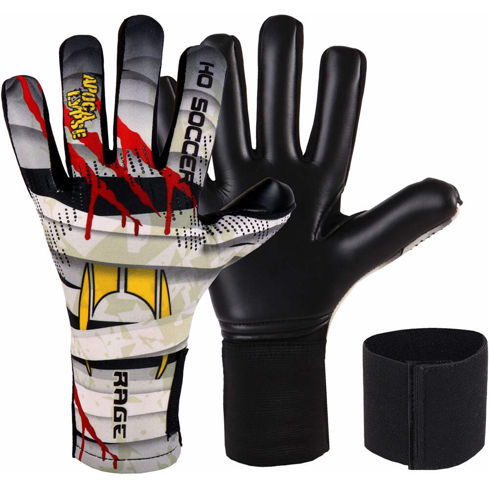 Ho Soccer guantes portero infantil RAGE APOCALYPSE vista frontal