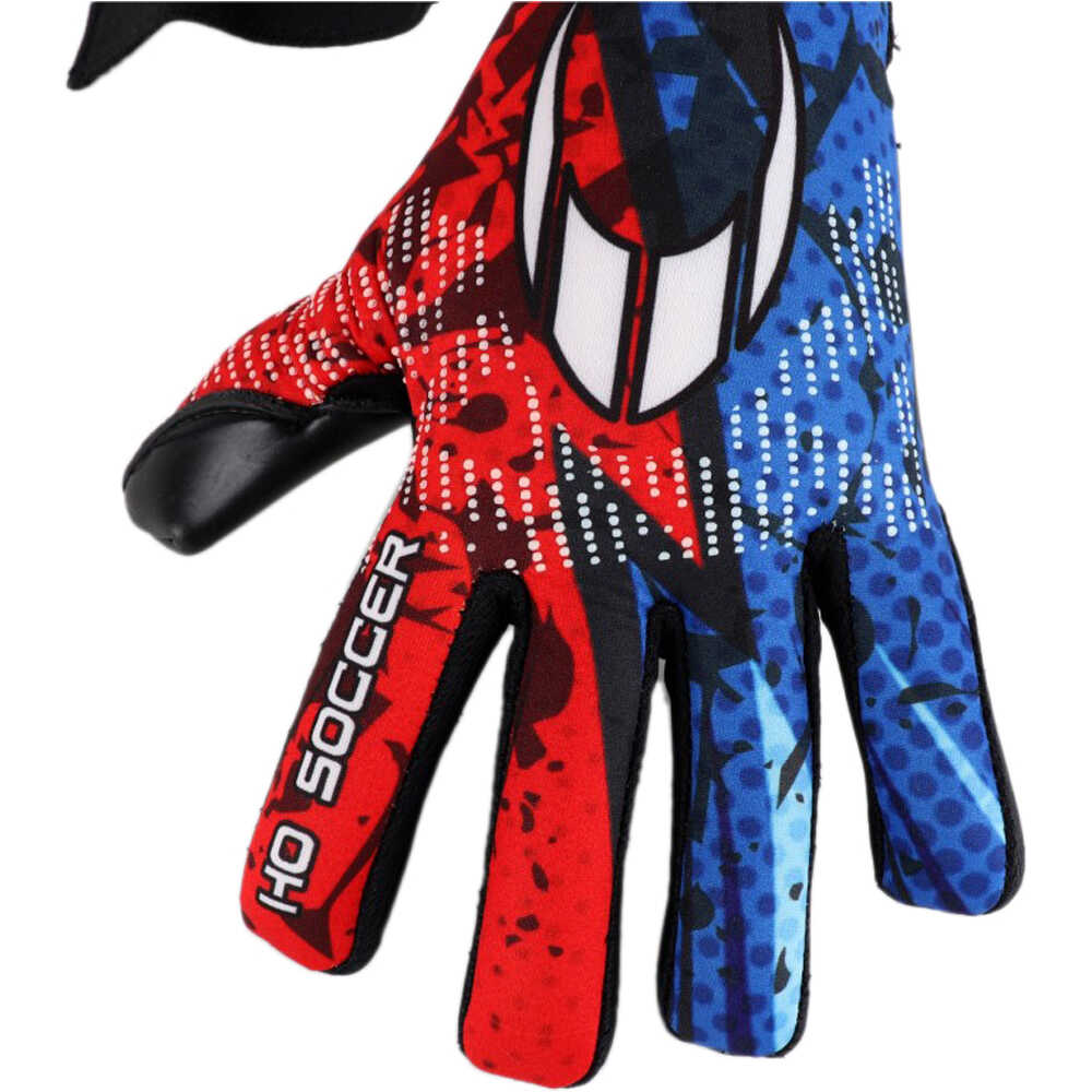 Ho Soccer guantes portero infantil RAGE PLUS ELECTRIC RED-BLUE 02