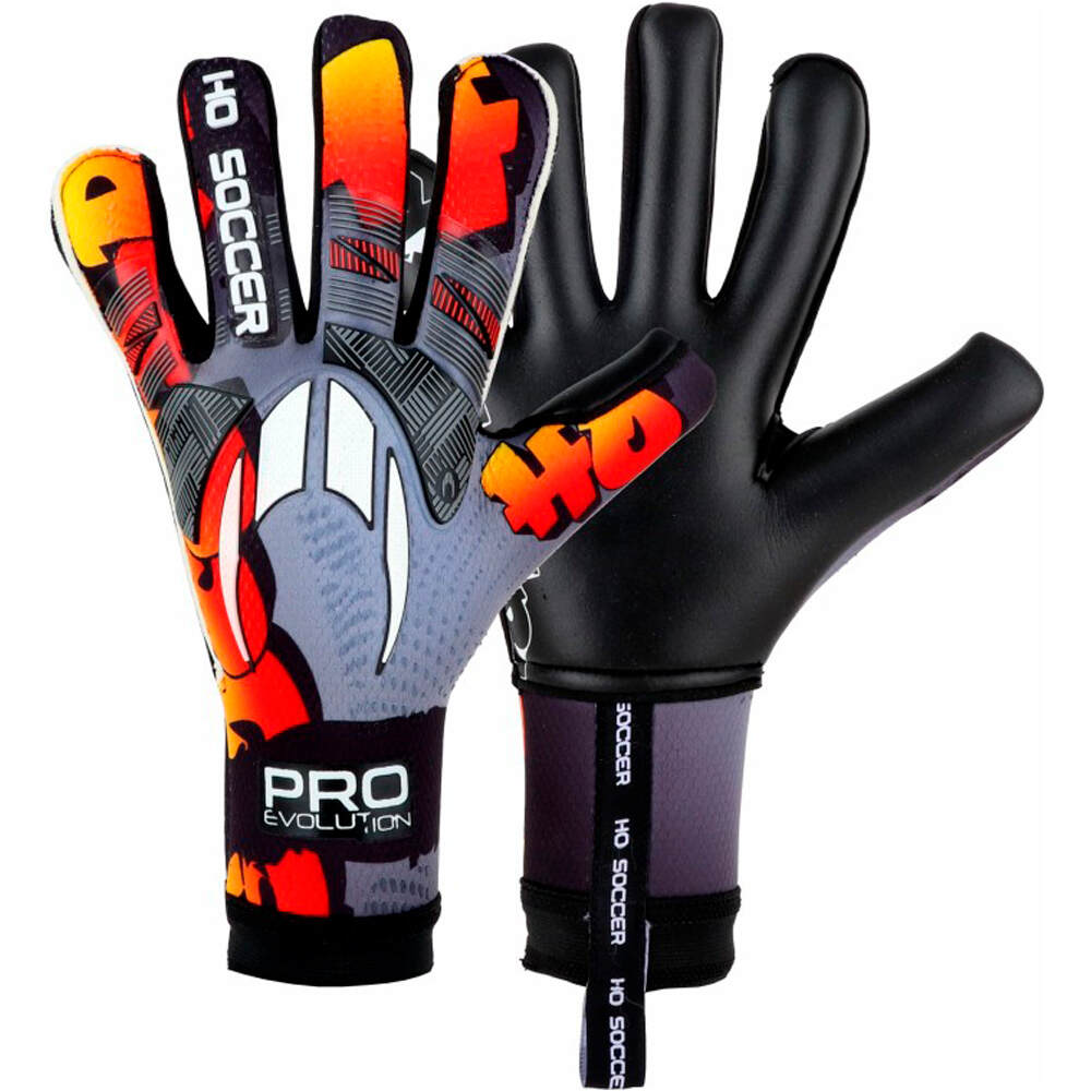 Ho Soccer guantes portero PRO EVOLUTION GRAFFITI RN vista frontal