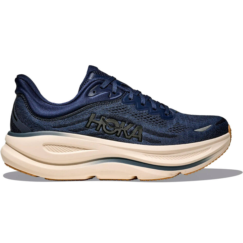 Hoka zapatilla running hombre BONDI 9 lateral exterior