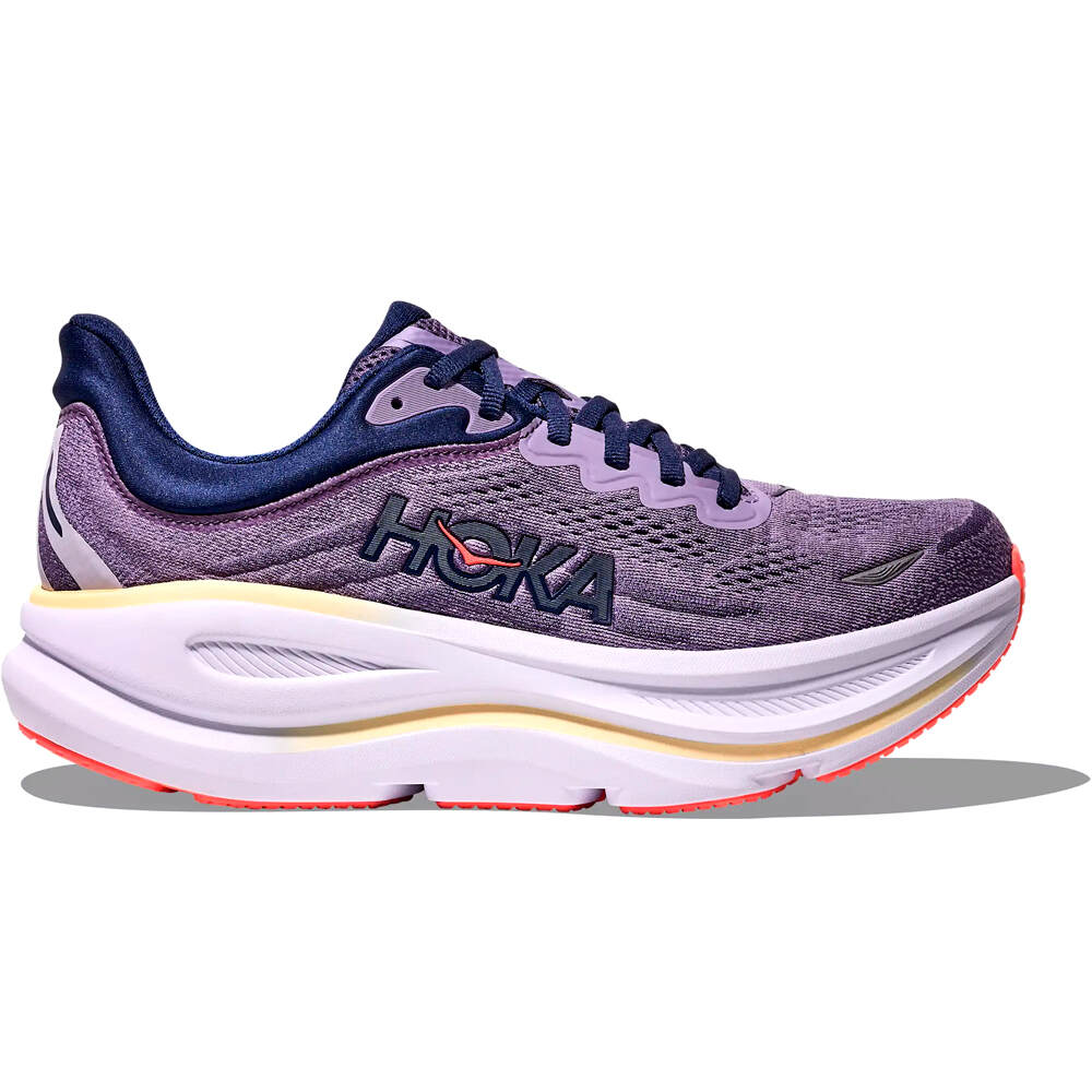 Hoka zapatilla running mujer W BONDI 9 lateral exterior