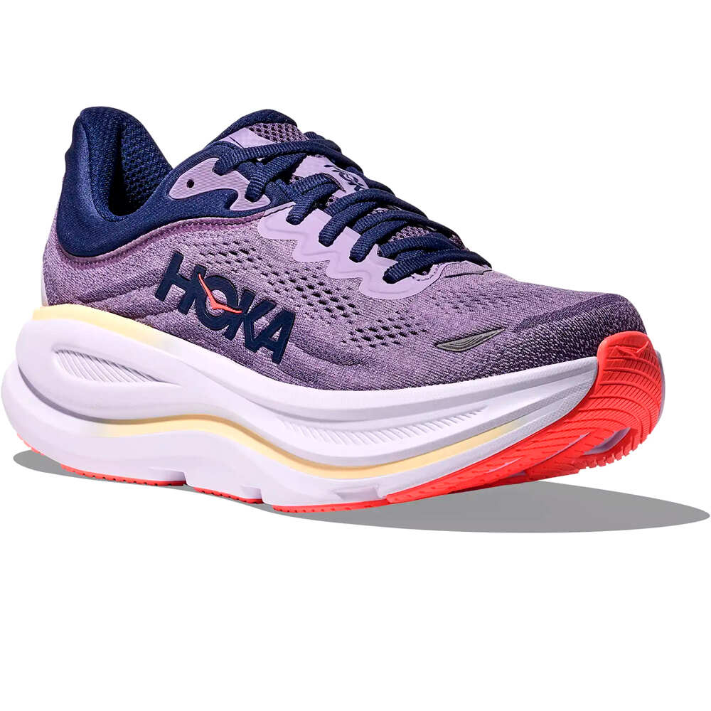 Hoka zapatilla running mujer W BONDI 9 lateral interior