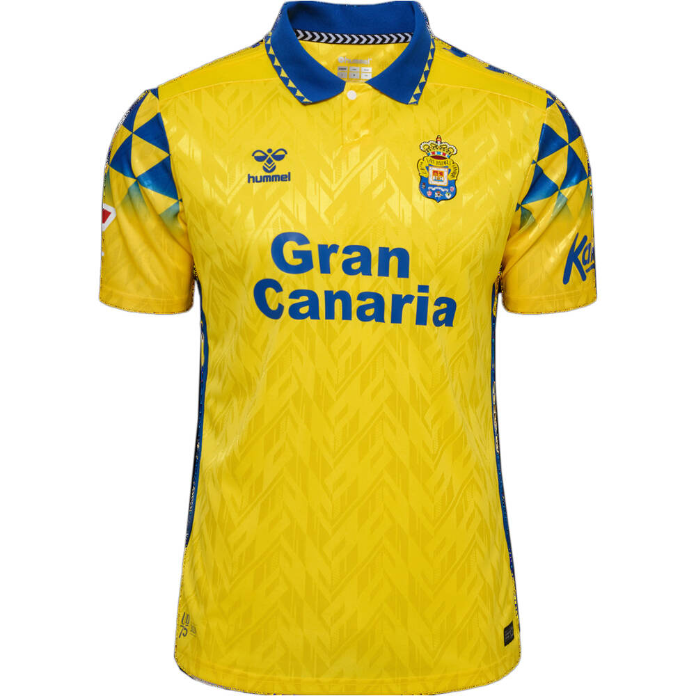 Hummel camiseta de fútbol oficiales niño LAS PALMAS 25 HOME JERSEY INF vista detalle