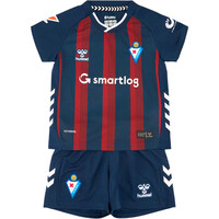 Hummel equipación fútbol niño EIBAR 26 HOME MINI KIT vista frontal