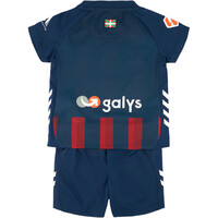 Hummel equipación fútbol niño EIBAR 26 HOME MINI KIT vista trasera