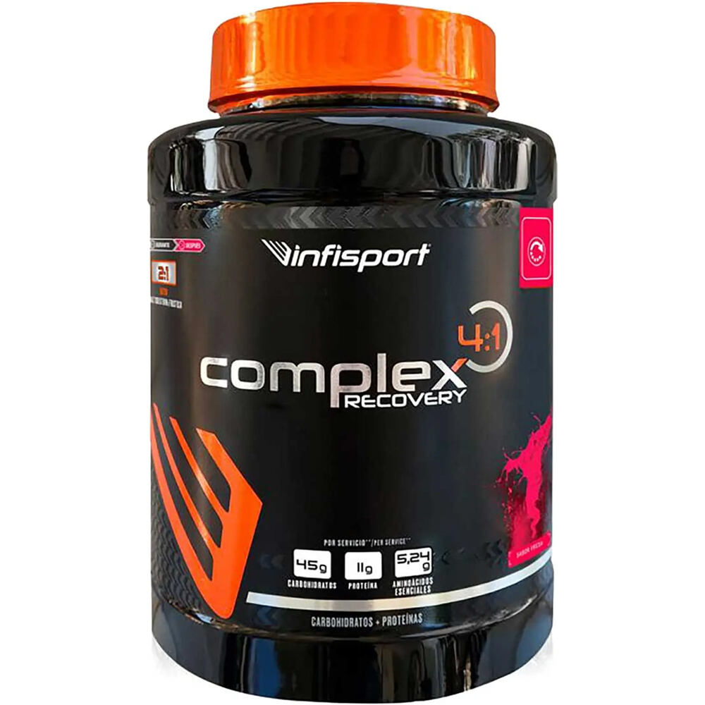 Infisport Recuperacion COMPLEX 4:1 RECOVERY FRESA 1,2 kg vista frontal