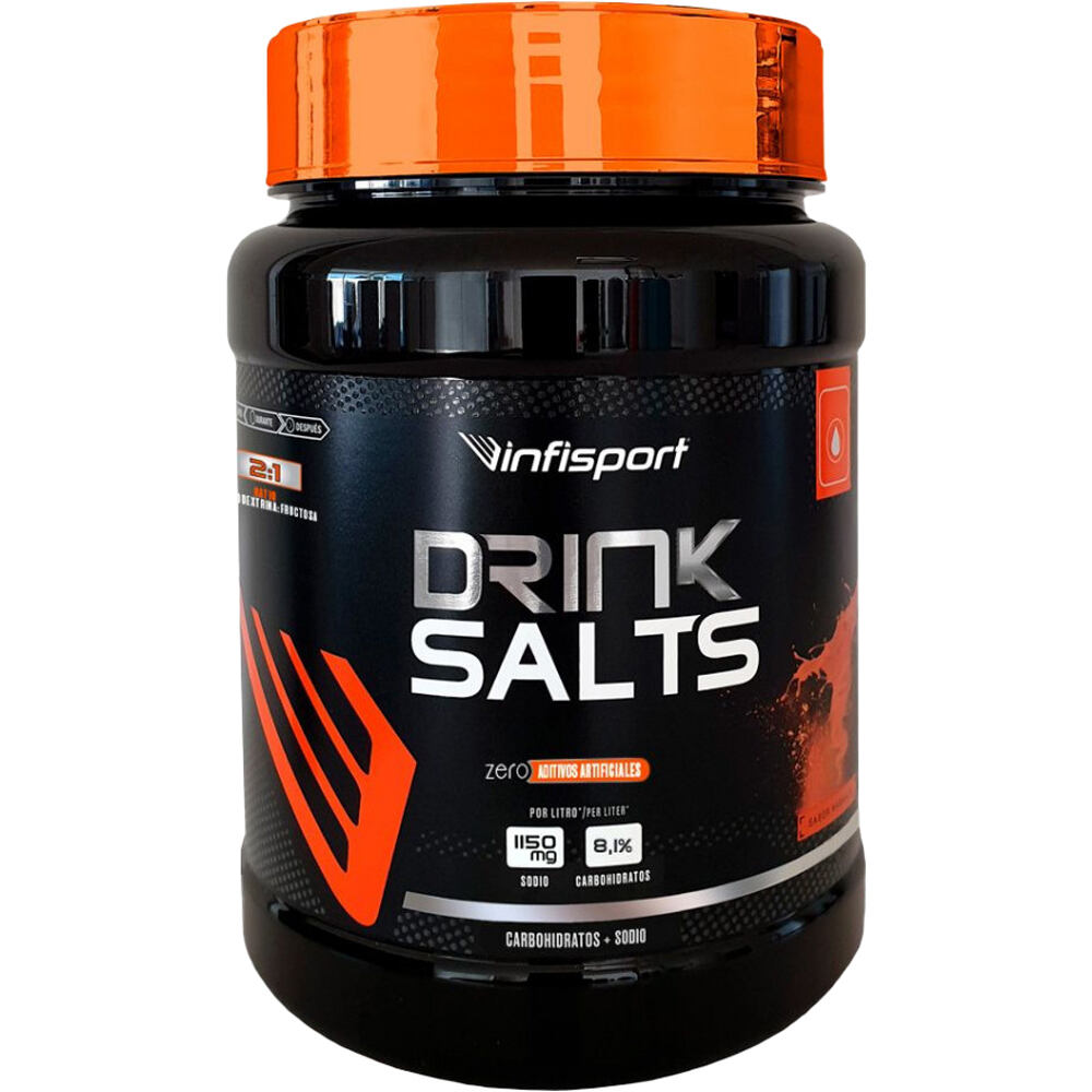 Infisport Vitaminas Y Minerales DRINK SALTS ZERO Polvo vista frontal