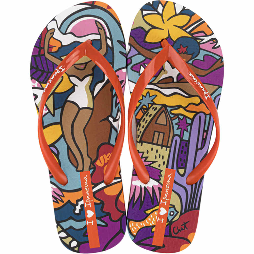 Ipanema chanclas mujer 20120-IPANEMA GRAFFITI IV FEM lateral interior
