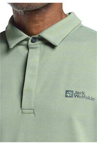 Jack Wolfskin camiseta montaña manga corta hombre DELGAMI POLO M vista detalle