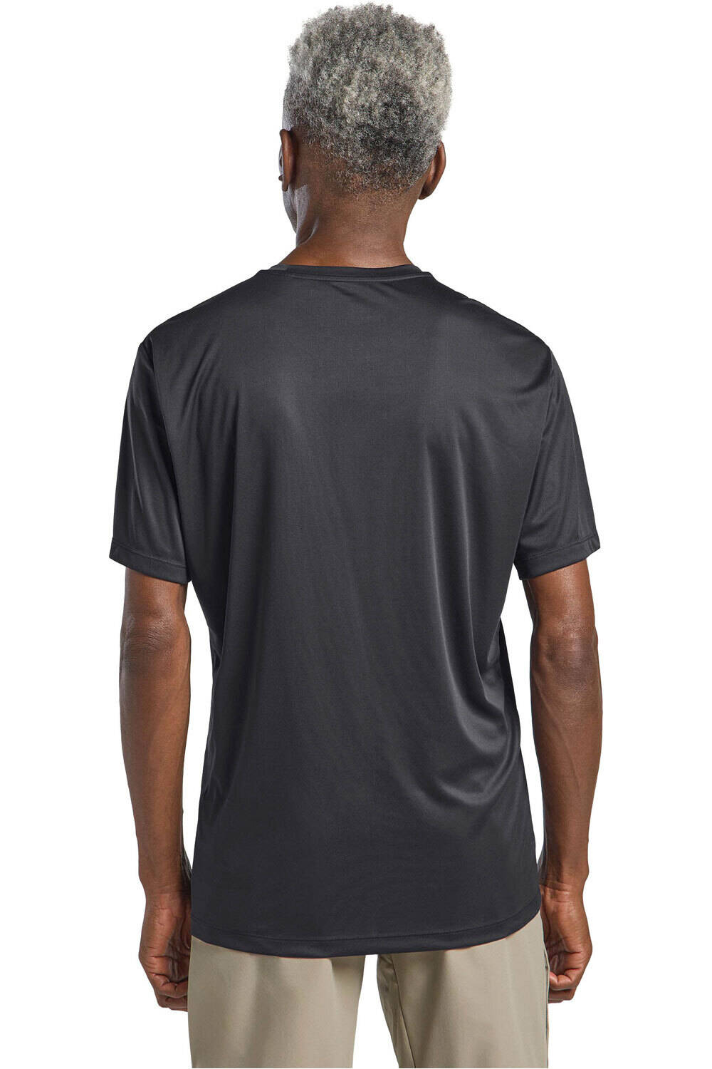 Jack Wolfskin camiseta montaña manga corta hombre TECH T M vista trasera