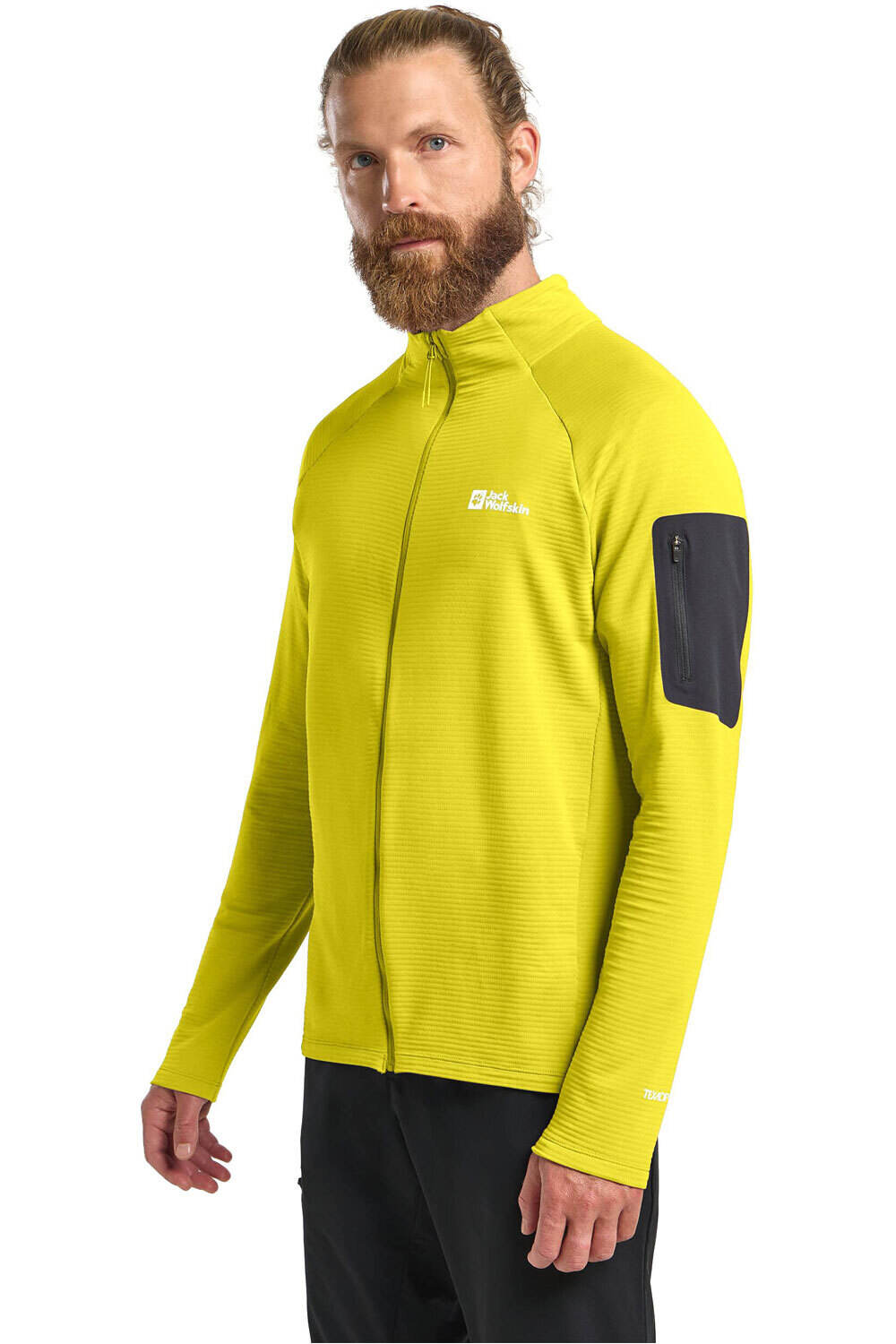 Jack Wolfskin forro polar hombre PRELIGHT FZ M vista frontal