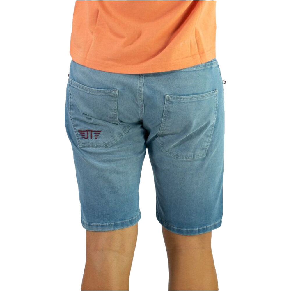 Jeanstrack pantalón corto montaña hombre TURIA BR short pant AZ vista detalle