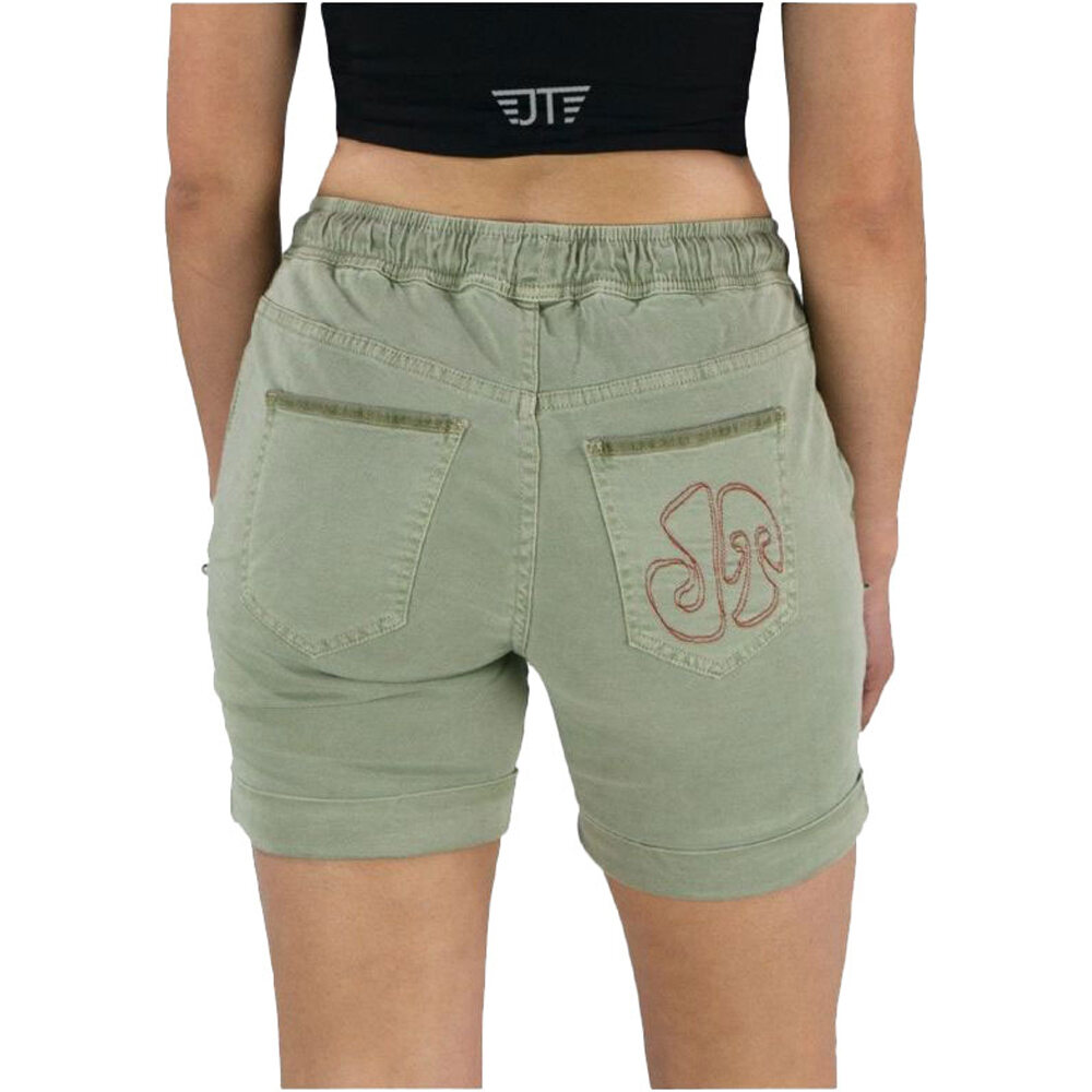 Jeanstrack pantalón corto montaña mujer SHIRA W'S short pant VE vista trasera