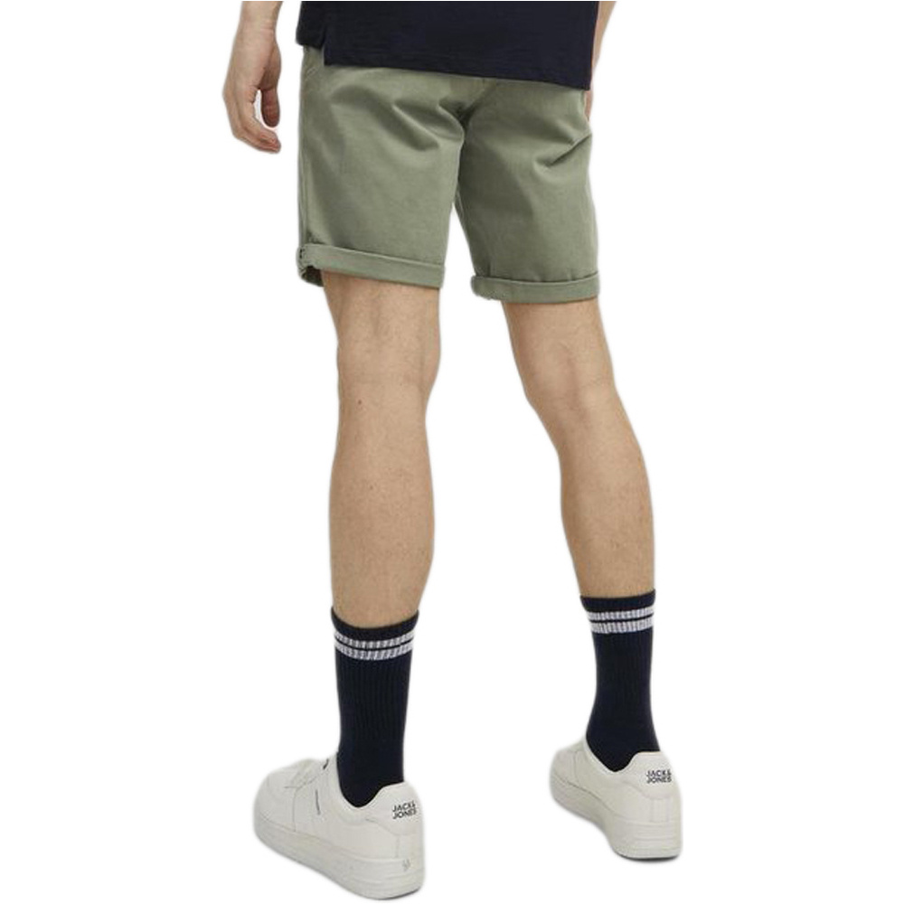 J&J bermudas hombre JPSTBOWIE SHORTS SOLID SRT SN vista trasera