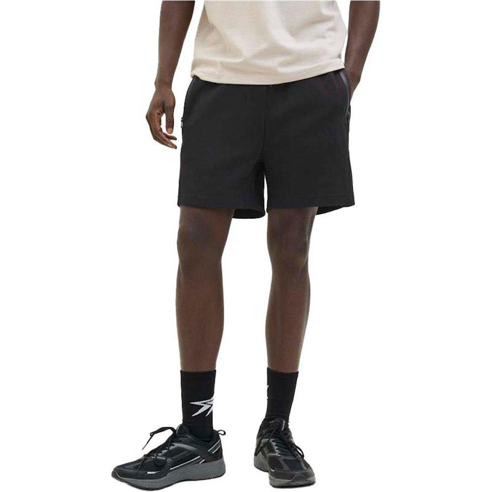 J&J bermudas hombre JPSTGORDON FUSION SWEAT SHORTS SRT SN vista frontal