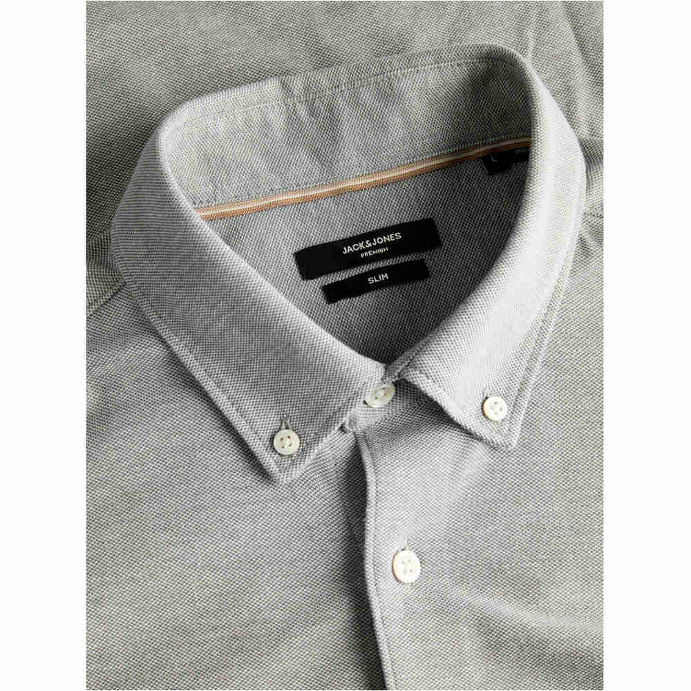 J&J camisa manga larga hombre JPRBLUBLAKE PIQUE DETAIL L/S SHIRT vista detalle