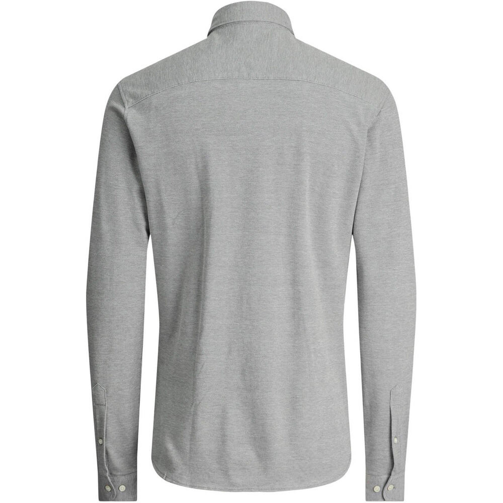 J&J camisa manga larga hombre JPRBLUBLAKE PIQUE DETAIL L/S SHIRT vista trasera
