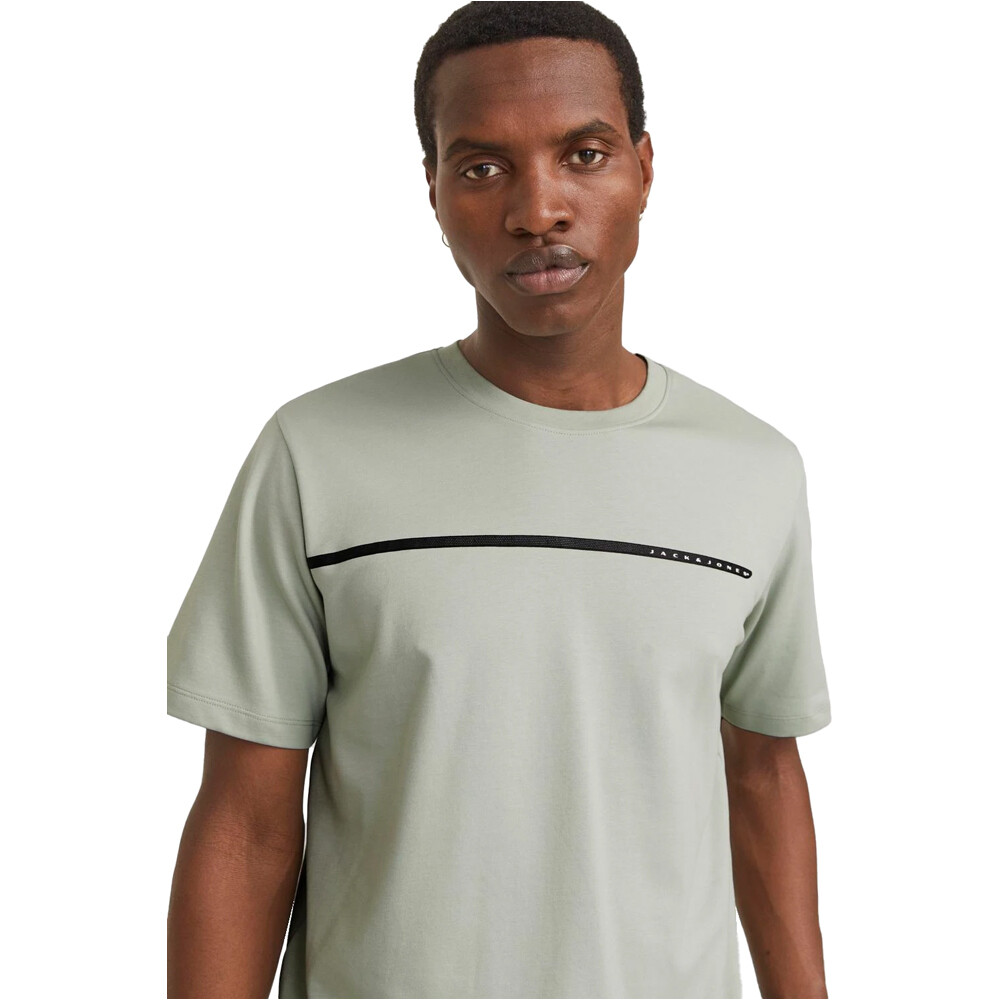 J&J camiseta manga corta hombre JCOFUSION FULL BRANDING TEE SS CREW NOOS vista detalle