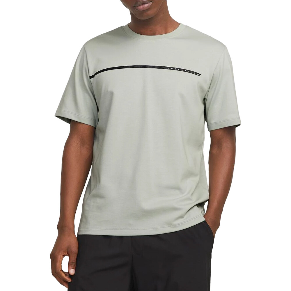 J&J camiseta manga corta hombre JCOFUSION FULL BRANDING TEE SS CREW NOOS vista frontal