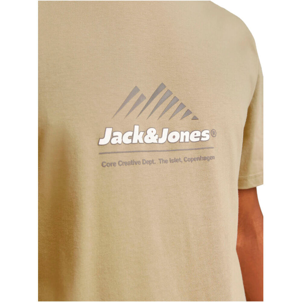J&J camiseta manga corta hombre JCOLIMA LOGO TEE SS CREW NECK BF vista detalle