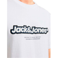 J&J camiseta manga corta hombre JORVESTERBRO NEWTON BRANDING TEE SS CN vista detalle