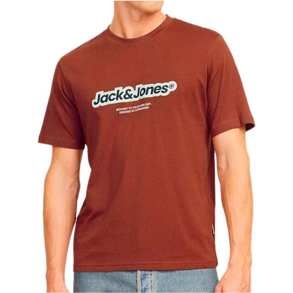 J&J camiseta manga corta hombre JORVESTERBRO NEWTON BRANDING TEE SS CN vista frontal
