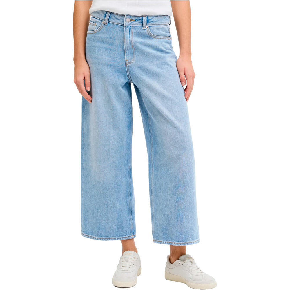 J&J pantalón mujer JXSANTIAGO WIDE CROP R324 vista frontal