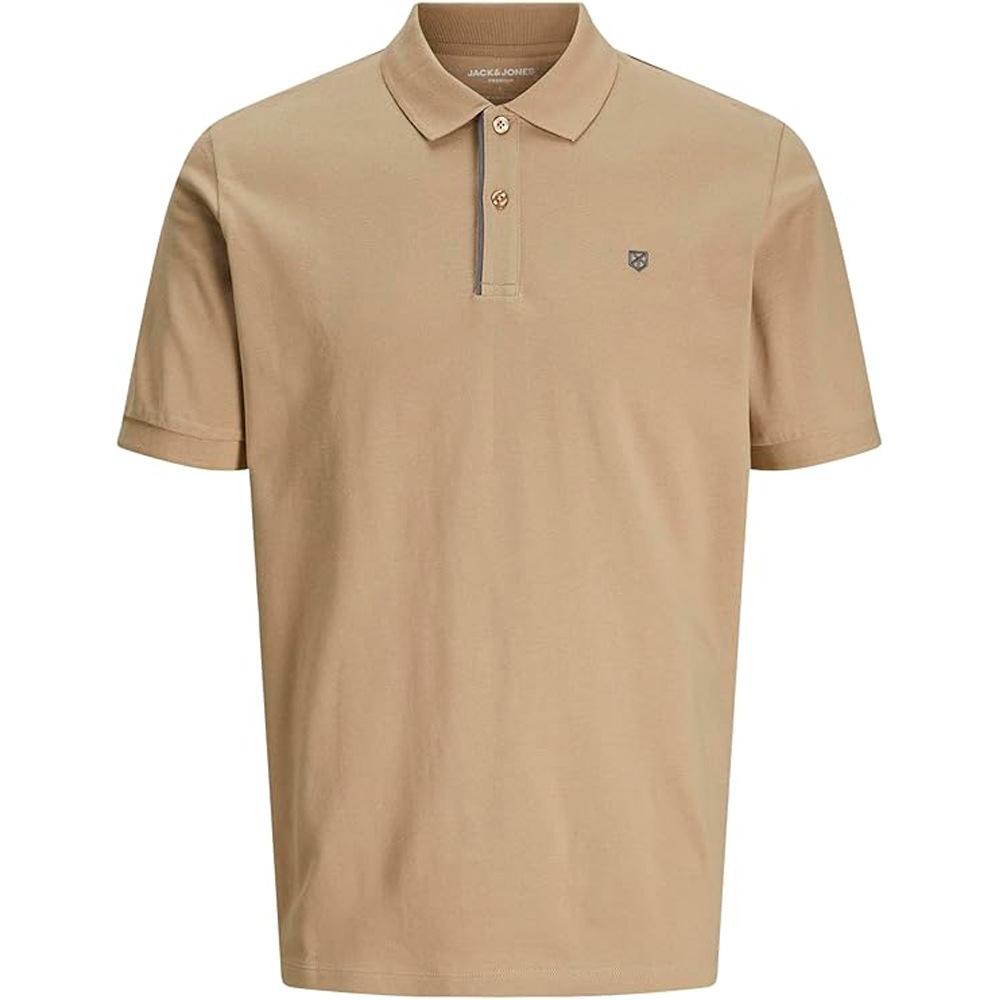 J&J polo manga corta hombre JPRBLASAINZ SS POLO vista frontal