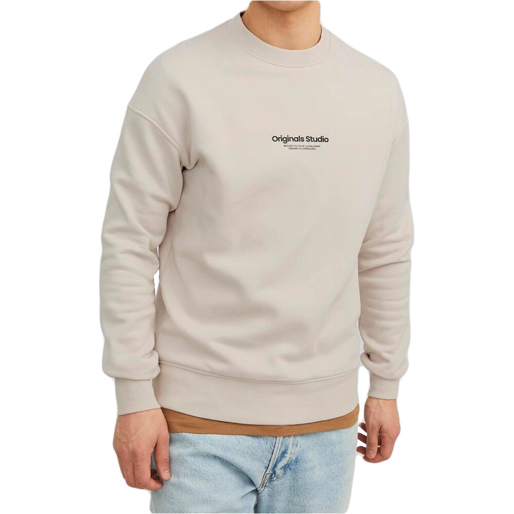 J&J sudadera hombre JORVESTERBRO SWEAT CREW NECK NOOS vista frontal