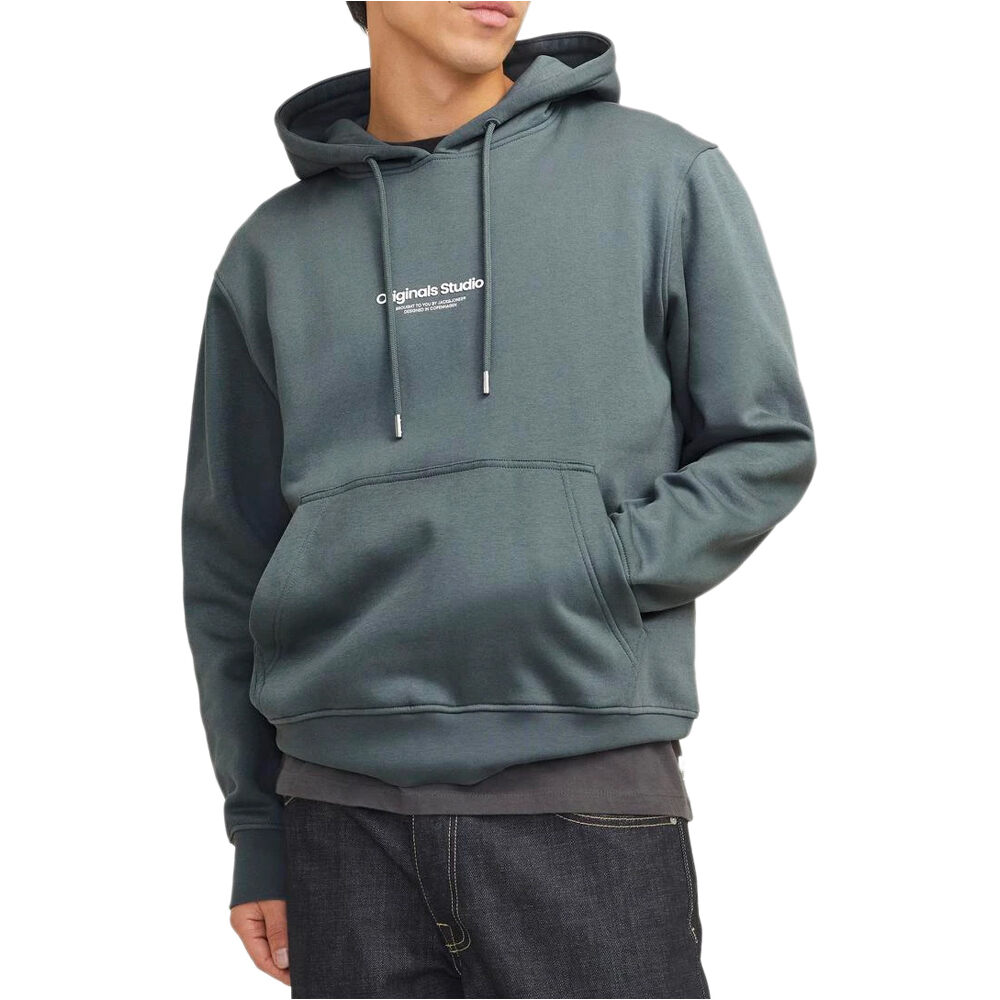 J&J sudadera hombre JORVESTERBRO SWEAT HOOD NOOS vista frontal