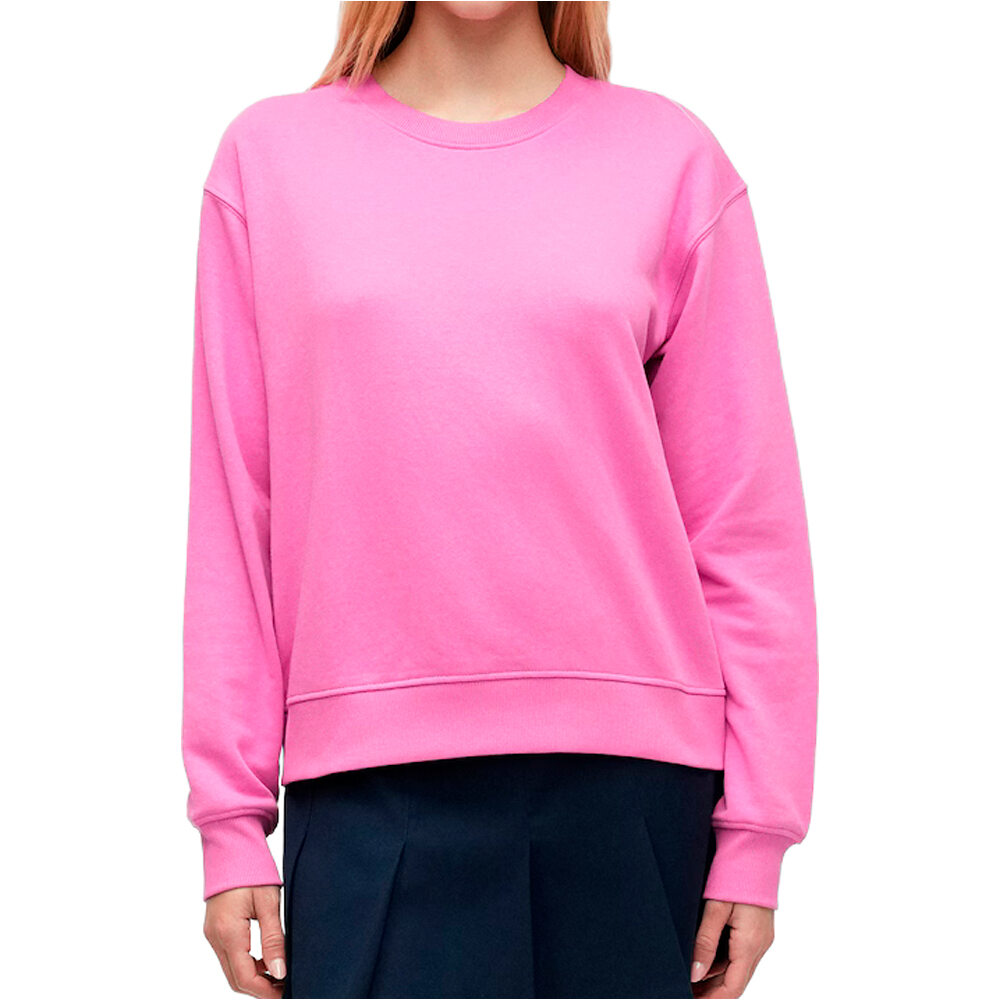 J&J sudadera mujer JXMADI REG LS CREW SWT vista frontal