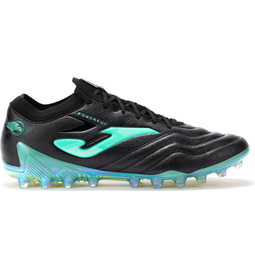 Joma botas de futbol cesped artificial POWERFUL TOP AG NEVE lateral exterior