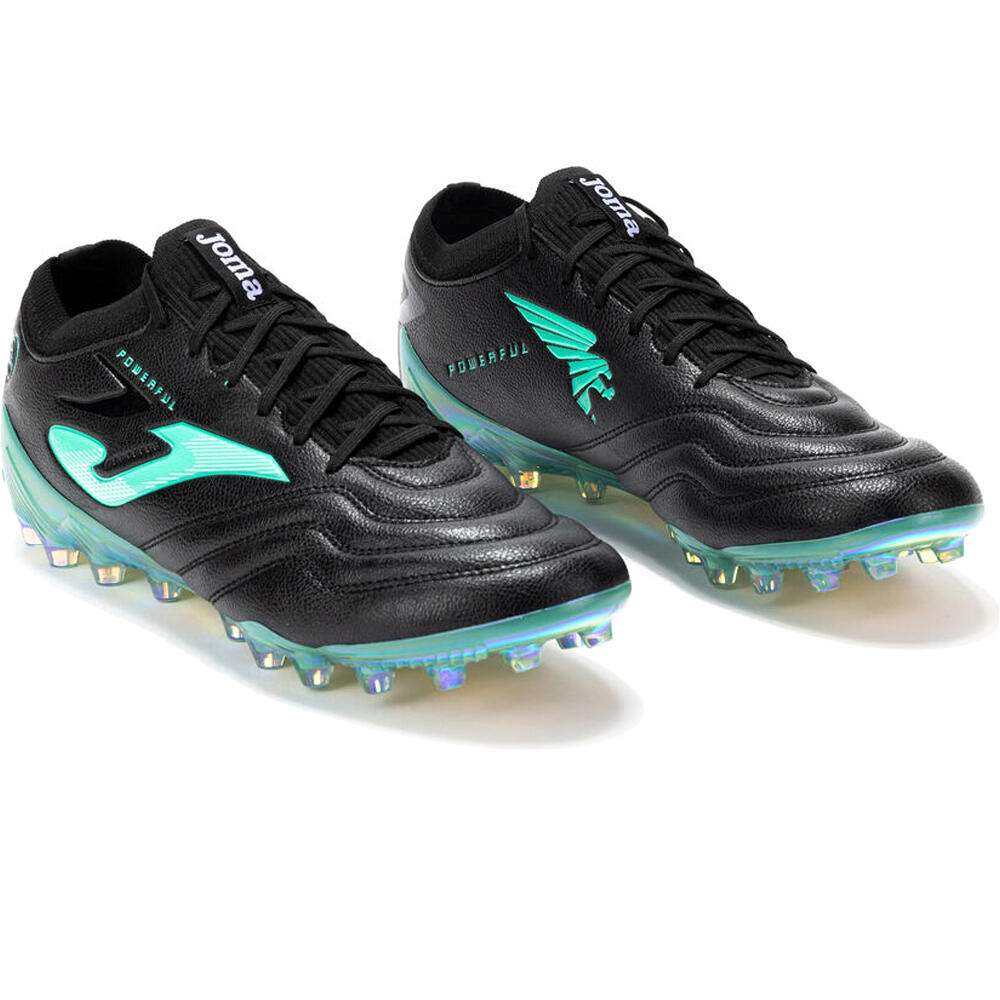 Joma botas de futbol cesped artificial POWERFUL TOP AG NEVE lateral interior