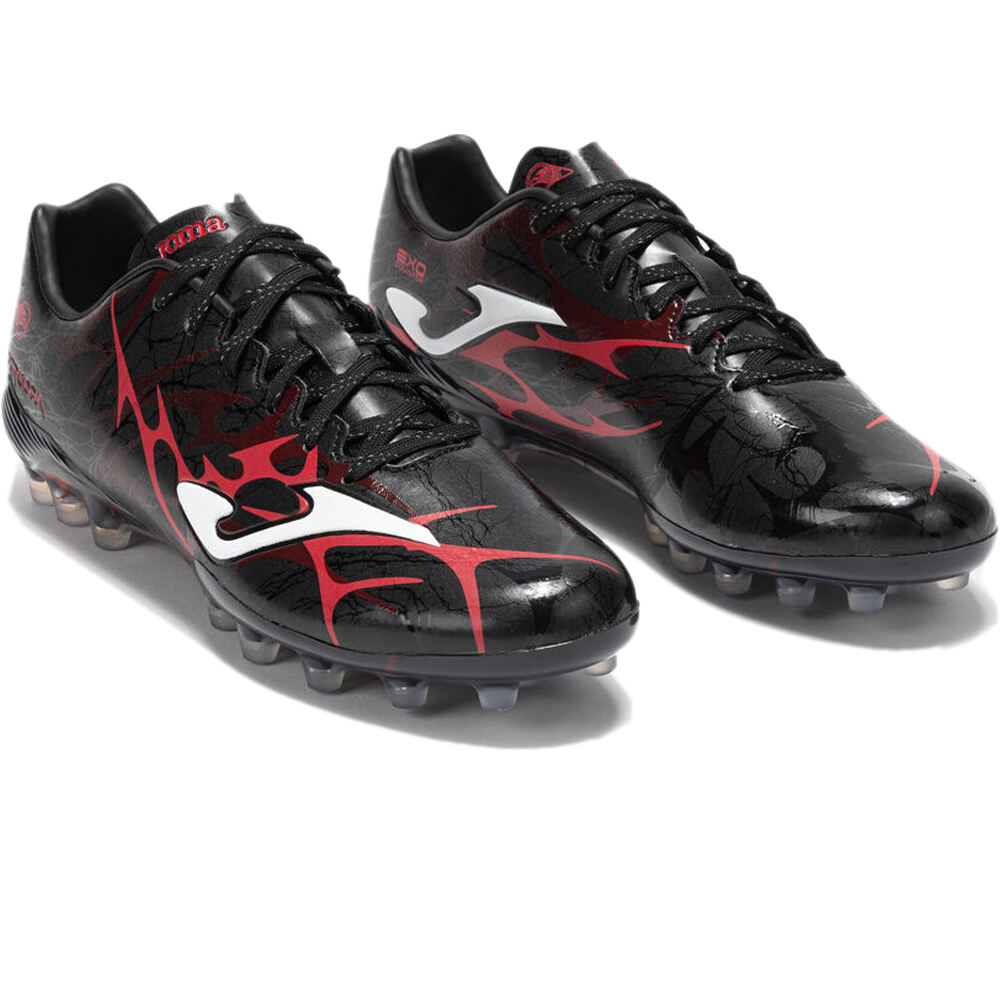 Joma botas de futbol cesped artificial SUPER COPA AG NERO lateral interior