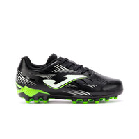 Joma botas de futbol niño cesped artificial PROPULSION JR AG NE lateral exterior
