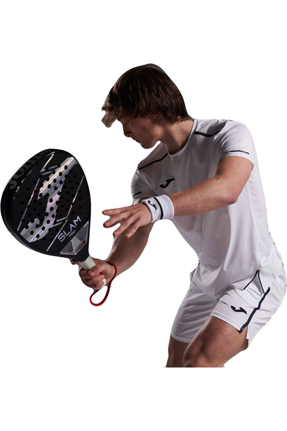 Joma camiseta tenis manga corta hombre CAM RANKING SR BL vista frontal