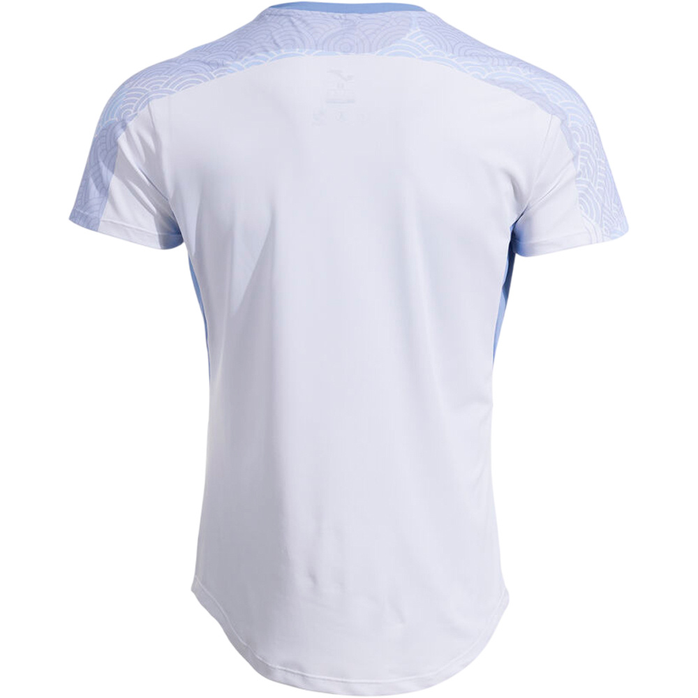 Joma camiseta tenis manga corta hombre CAMISETA TENIS CHALLENGE AZ vista trasera