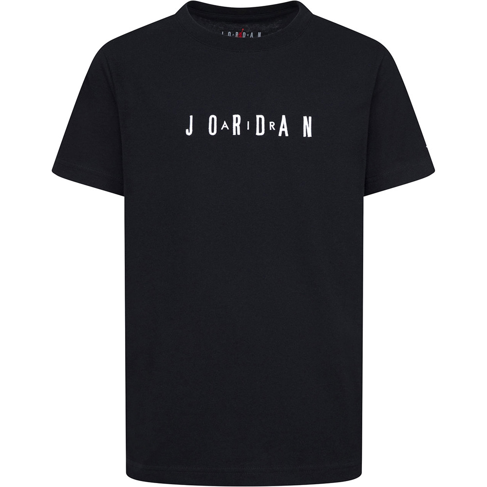 Jordan camiseta manga corta niño JDB MJ WORDMARK EMB vista frontal