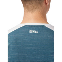 K-Swiss camiseta tenis manga corta hombre CAMISETA HYPERCOURT MIX MELANGE CREW 03