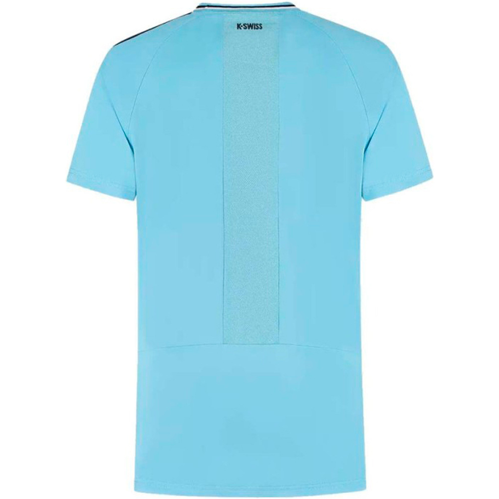 K-Swiss camiseta tenis manga corta hombre CAMISETA KS AP HYPERCOURT MESH CREW 5 vista trasera