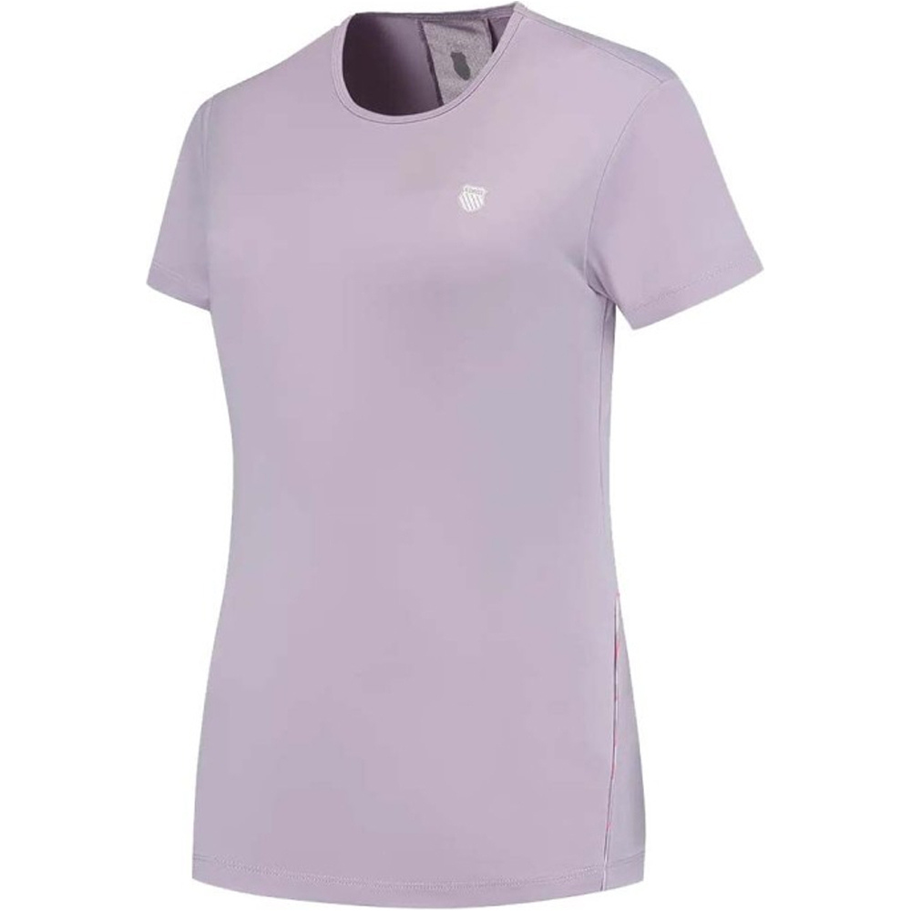 K-Swiss camiseta tenis manga corta mujer CAMISETA HYPERCOURT ADVANTAGE 4 vista frontal