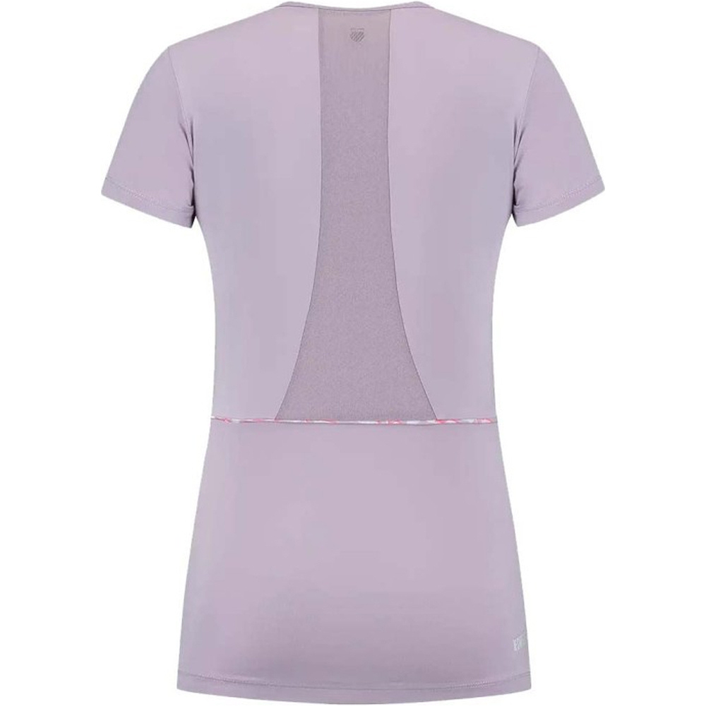 K-Swiss camiseta tenis manga corta mujer CAMISETA HYPERCOURT ADVANTAGE 4 vista trasera