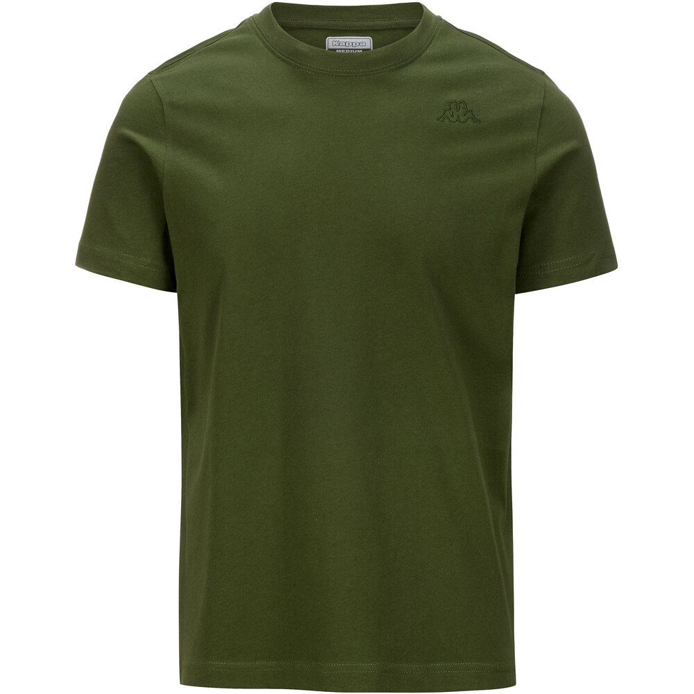 Kappa camiseta manga corta hombre CAFERS SLIM TEE vista frontal