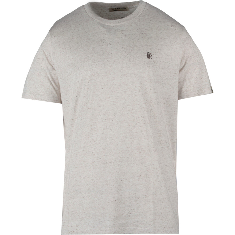 Katxi Klothing camiseta manga corta hombre BASIK ECO HEATHER vista frontal
