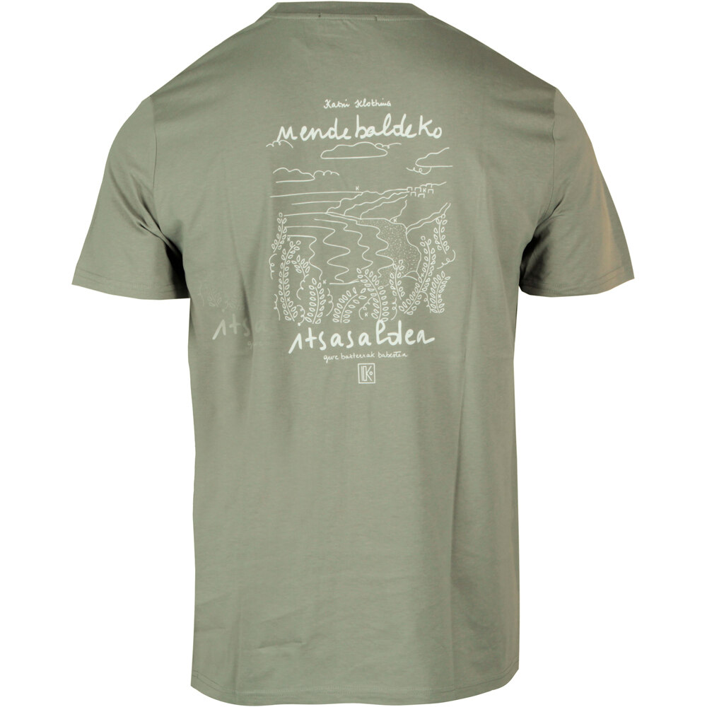 Katxi Klothing camiseta manga corta hombre TS ITSASALDEA vista trasera